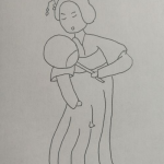 古代美女图片简笔画,穿越时空的美丽印记